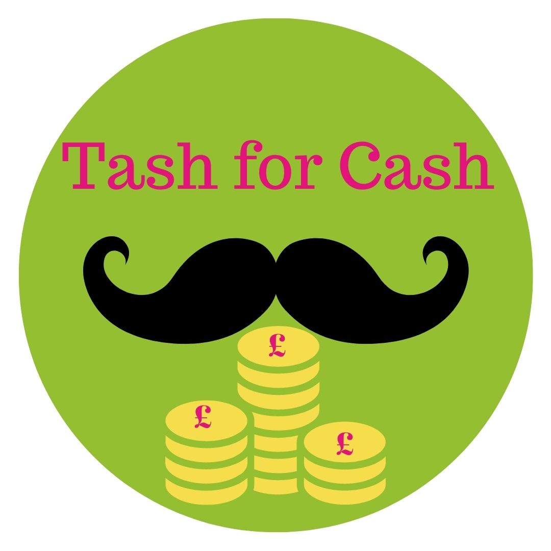Logo for Tash for Cash fundraiser