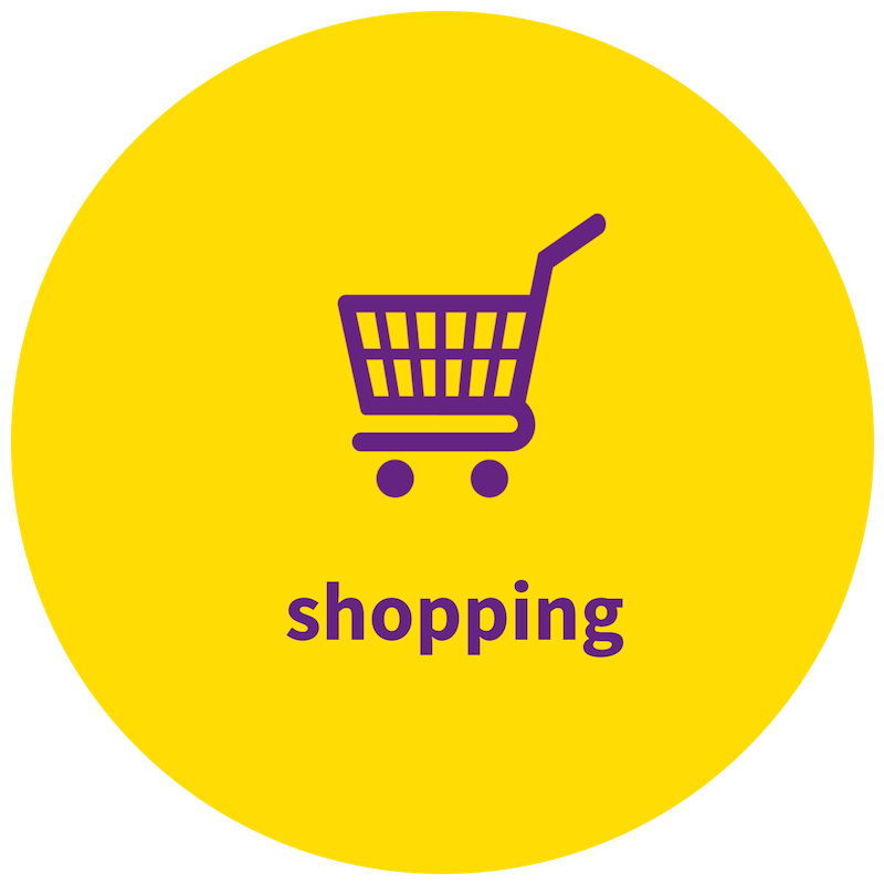 Icon of shopping trolley
